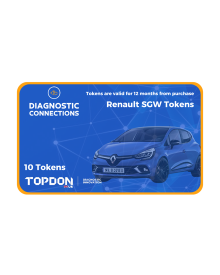 10 x TOPDON Renault Gateway Tokens